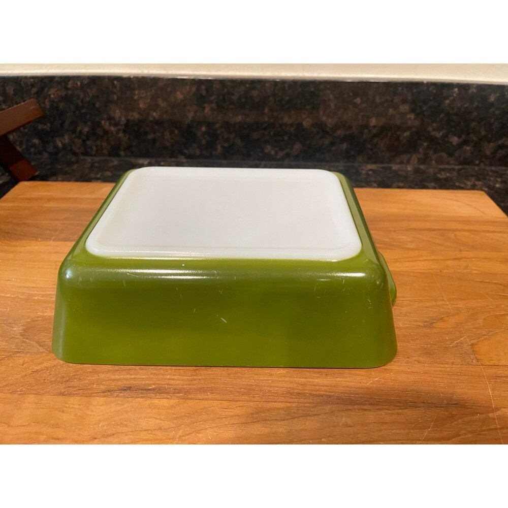 Vintage Pyrex 503 Verde Avocado Green 1.5 Quart Casserole
